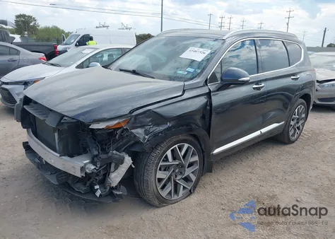 2023 Hyundai Santa Fe Calligraphy from USA, damaged, VIN 5NMS54AL5PH635333